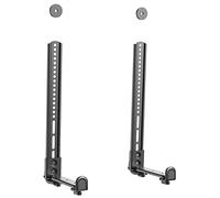 PUTORSEN Support Barre de Son pour Barres de Son avec ou Alors sans Trous | Pour Barre de Son Profondeur 4,1-18,3 cm,Jusqu'à 15 Kg,Support De Socle Antidérapant/Réglable,Noir