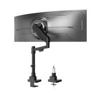 PUTORSEN Support d'Écran Ergonomique pour Écrans 17-45 Pouces, Noir