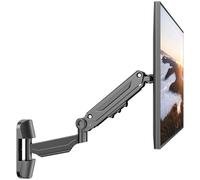 PUTORSEN Support Mural Ecran PC de 17-42 Pouces Écran PC et TV, Bras Ecran PC, Support Ecran PC Mural, Inclinaison, Pivotement, Rotation et Hauteur Réglable, Load 12KG, VESA 75/100