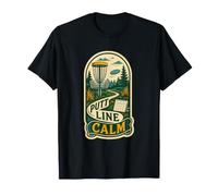 Putt Line Calm Lancer vers Le Panier Disc Golf T-Shirt