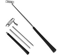 Putter de Golf d'Entraînement, Putter Bidirectionnel en Alliage d'Aluminium avec Balles, Accessoire de Golf pour Enfants et Adultes, Usage Facile Gauchers et Droitiers