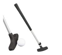 Putter pour - Outil de putting réglable à deux voies | Raquette d'exercice pour gauchers et droitiers avec tige extensible, tête de palet de jeu court pour les qui s'entraînent au golf