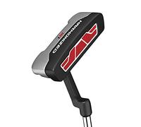 Putter Wilson pour homme (main gauche), longueur 89 cm (35 po), pour débutants et experts, 830 g, HARMONISED M2 PUTTER MLH, noir/rouge, WGD60100L
