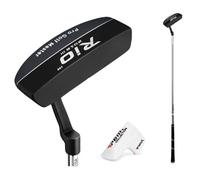 Putters de club de golf 3,5 degrés pour droitier avec couvre-club de golf (putter avec couvre-tête)