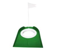 Putting Cup Intérieur, Intérieur Extérieur Pliable Entraîneur de Précision | Aide à l'Exercice au Putter pour Cours, Cours, Jardin, Bureau à Domicile, Vert