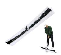 Putting Trainer - Portable Adjustable Golf Practice Track, Lightweight Durable Mat | Putting Alignment Aid for Indoor Outdoor Home Office Golfers Men Women Enthusiasts