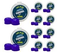 Putty Buddies Bouchons d' oreilles piscine super doux et confortable pour les enfants (bloc d' eau) 10 paires Bleu