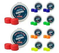 Putty Buddies Les bouchons flotter pour nager et se baigner (inventé par un médecin) garder l' eau à l'extérieur (10 paires) Assorti