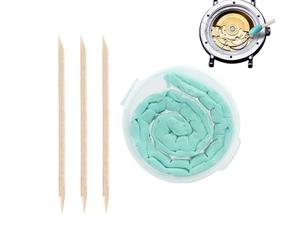 Putty de nettoyage en caoutchouc : kit d'argile de montre, outil de dégraissage | Accessoire de montres professionnelles avec 3 bâtonnets en saule pour l'entretien, les emplois de polissage