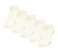 PUTUO Chaussettes sans Couture pour Garçon Fille: Socquettes pour Enfants en Viscose de Bambou - Doux et Respirantes pour Usage Quotidien 5 paires