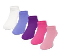 PUTUO Chaussettes sans Couture pour Garçon Fille: Socquettes pour Enfants en Viscose de Bambou - Doux et Respirantes pour Usage Quotidien 5 paires