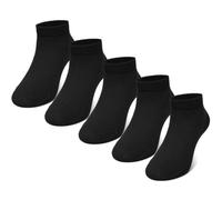 PUTUO Chaussettes sans Couture pour Garçon Fille: Socquettes pour Enfants en Viscose de Bambou - Doux et Respirantes pour Usage Quotidien 5 paires