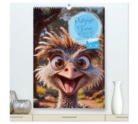 Putzige Tiere - Weltreise mit verrückten Vögeln (hochwertiger Premium Wandkalender 2026 DIN A2 hoch), Kunstdruck in Hochglanz: Der Kalender bringt ... für ein Jahr voller Spaß und guter Laune.