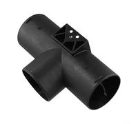 Puupaa Connecteur de sortie en T réglable de 60 mm avec clapet de valve, répartiteur de conduit d'aération pour Webasto pour chauffage de stationnement EBERSPACHER, longueur 160 mm