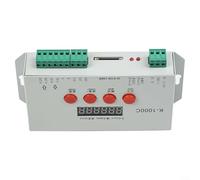 Puupaa Contrôleur LED K-1000C programmable pour bandes lumineuses LED avec prise en charge des circuits intégrés intelligents WS2812B WS2811 APA102C et synchronisation en cascade