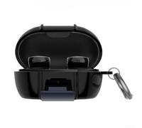 Puupaa Coque de protection pour écouteurs Bose QuietComfort, coque rigide résistante aux chocs, protection intégrale à 360°, coque rigide résistante à la poussière, accessoire de voyage portable (noir