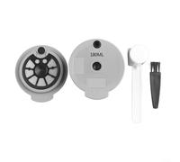 Puupaa Dosette de café réutilisable pour Bosch pour T20 T47 - Capacité : 12 g - Avec accessoires - Récipient d'infusion rechargeable - Support de café moulu