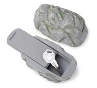 Puupaa Faux cache roche cache, cache clés à l'extérieur pour dissimuler les clés de rechange dans le jardin ou la cour, se fond parfaitement dans un environnement naturel