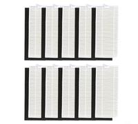 Puupaa Hepa Lot de 10 filtres de rechange réutilisables et lavables pour aspirateurs Medion X20 SW+/MD 11415, X21 SW+/MD 11500