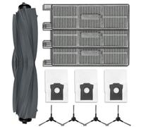Puupaa Kit de pièces de rechange pour aspirateur robot Mova G30 G30 Ultra G30PRO avec rouleau principal, brosse latérale, filtre, sac à poussière (1 lot)