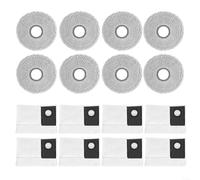 Puupaa Kit de rechange pour aspirateur Midea V16 Pro/Mini pour Eureka J15 Max Ultra, chiffons de serpillère, sacs à poussière (16 pièces)