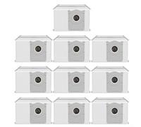 Puupaa Lot de 10 sacs d'aspirateur ECOVACS pour Deebot X11, X11 Pro, OmniCyclone & X11 Family - Lot de 10 sacs à poussière de rechange d'une capacité de 3,5 l