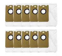 Puupaa Lot de 10 sacs réutilisables pour station d'aspiration Medion X20 SW+ MD 11415, X21 SW+/MD 11500