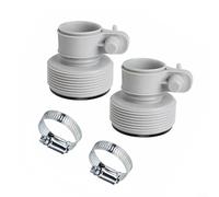 Puupaa Lot de 2 adaptateurs de conversion de tuyau de piscine de 3,2 à 3,8 cm, adaptateur de tuyau de 38 mm pour Intex série B modèle 25009
