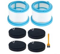 Puupaa Lot de 2 filtres de rechange et 4 tampons de pré-filtre pour BISSELL 4245 pour PowerClean pour aspirateur sans fil Furguard 280 W et 200 W