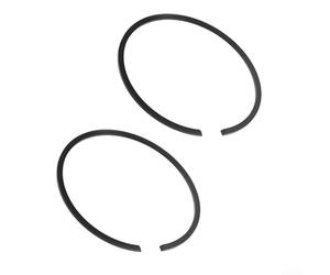 Puupaa Lot de 2 segments de piston 34 x 1,2 mm compatibles avec BG56, BG86, BR200, SR200, HS82T, MS151T, remplace la pièce 4237-034-3001 pour réparation de moteur à vide souffleur à feuilles