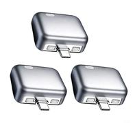 Puupaa Lot de 3 adaptateurs de charge Smart Auto Stop - 140 W - Charge rapide - Déconnexion automatique - Dispositif d'éjection de charge complète pour téléphones et tablettes