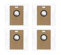 Puupaa Lot de 4 sacs d'aspirateur de rechange pour aspirateur Narwal pour Freo S Robot - Grande capacité