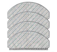 Puupaa Lot de 4 serpillères de rechange pour aspirateur robot Bosch Spotless + BCRD1W BCRC1W, lavables et réutilisables