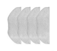 Puupaa Lot de 4 serpillères de rechange pour aspirateur robot LG CordZero R3-Prime, lavables et réutilisables