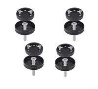 Puupaa Lot de 4 supports pour ordinateur Polar - En alliage d'aluminium - Support GPS - Fourche de 28,6 mm - Compatible avec guidon