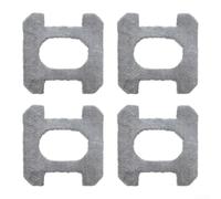 Puupaa Lot de 4 tampons de nettoyage en microfibre pour robot de nettoyage de vitres HUTT W8, réutilisables et lavables pour miroirs en verre