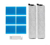 Puupaa Pièces de rechange pour aspirateur robot Tineco IFloor 2, 2 brosses à rouleaux + 6 éponges de rechange + 1 brosse de nettoyage