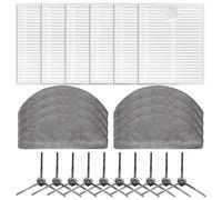 Puupaa Pièces de rechange pour aspirateur robot Vyzzle D10, accessoires brosse latérale, chiffon de serpillière, filtres (B)