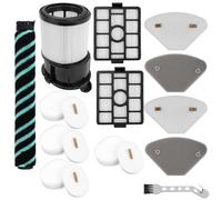 Puupaa Pièces de rechange pour Shark pour PowerDetect pour aspirateur robot DUOCLEAN IP3251EUT, IP3251C, IP3252, 1 brosse à rouleau, 1 filtre, 2 filtres HEPA, 4 préfiltres, 4 filtres en mousse