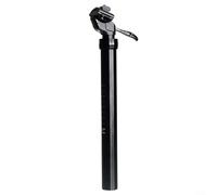 Puupaa Tige de selle de vélo en alliage d'aluminium 31,6 mm de diamètre avec levier de commande manuelle, options de voyage 125/150/170 mm pour la performance du cyclisme - Noir (voyage de 125 mm)