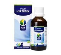 PUUR HYPERSEX Gouttes pour animaux de compagnie, équilibre des hormones et apaisement en phase de croissance, 50 ml