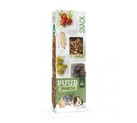 PUUR PAUZE-Sticks puur poire et dattes pour rongeurs 110 g