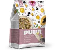PUUR Perruches de grande taille & Cacatoès | Mélange de graines | Witte Molen | 750 g | Aliment complet | Avec probiotiques et vitamines | Formule riche en protéines