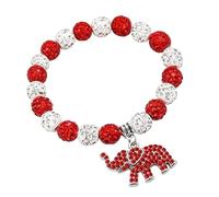Puwaiio Bracelets À Breloques Mignons,Faveur Fête Amitié,Bracelet D'Amitié Pendentif Éléphant | Pour ole Usage Cérémonie Remise Des Diplômes Vacances Fête