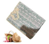 Puwaiio Couverture de Pique-Nique compacte | 97 x 109 cm Étanche et Anti-Sable,Repliable en Sac de Camping, Tapis de Pique-Nique Portable | pour Jardin Cour Pelouse Plage Randonnée Camping Voyage