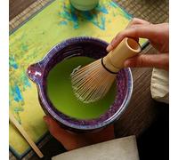 Puwaiio Kit de Préparation du - Accessoires Cérémonie Thé Traditionnelle | Ustensiles Thé Pour Préparation Méditation Amateurs Baristas Maison et