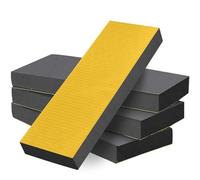 PUWOWYE Mousse Protection Garage, 4 Pièces Protection Portiere Voiture Autocollante 30 x 10 x 3 cm, Mousse Antichoc, Protection Mur de Voiture et de Garage, Noir