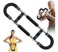 Puxinargo Twister Arm Trainer - Exerciseur de bras et de poitrine à résistance réglable, renforcement portable de l'avant-bras avec design amovible, barre Power Twister pour salle de sport à domicile
