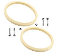 puxyblue Lot de 2 joints de lumière de piscine de 21,5 cm - Remplace 79101600Z 79104800 pour lumières IntelliBrite, AmeriLite Lights, Sam AmerLite Lights (lot de 2 + 4 vis inoxydables)