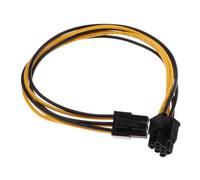 PUXZYAX Câble d'extension d'alimentation Facile à Utiliser avec connecteur 6 Broches pour Une intégration fiable de l'alimentation, idéal pour Les systèmes de sécurité. Ce câble est équipé d'un Port